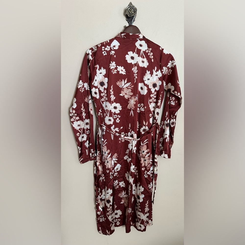 NWT Joyfolie Mia Joy Poma Duster Rust Floral Girls Size 12 - Picture 5 of 8